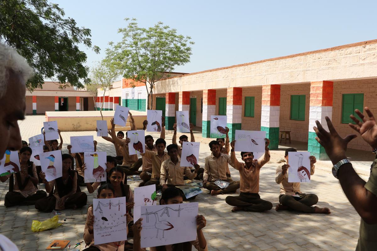 Awareness drives on the Great Indian Bustard 