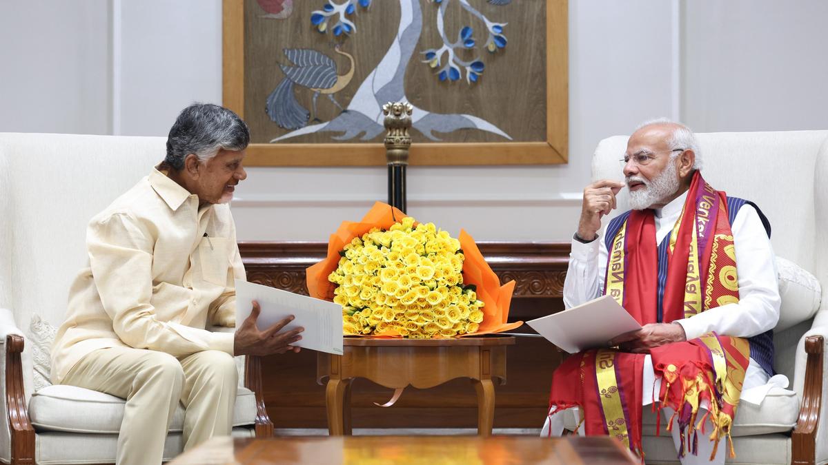 Naidu meets PM Modi, seeks support for A.P. development