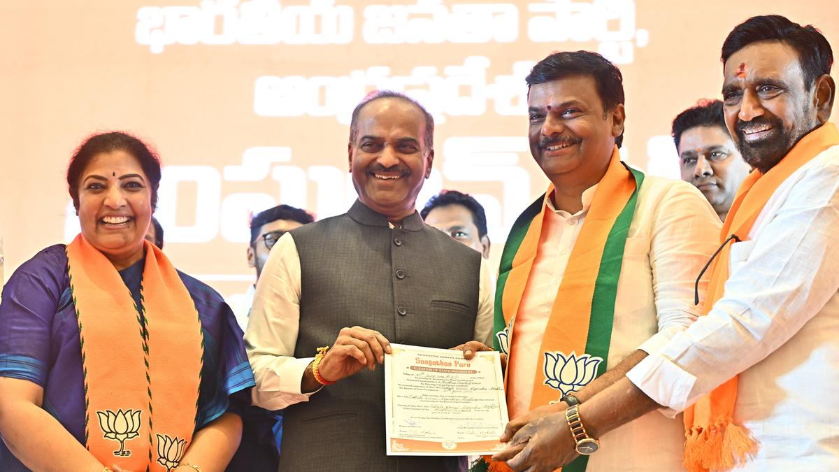 P.V.N. Madhav takes charge as BJP A.P. unit president, promises to strengthen NDA
