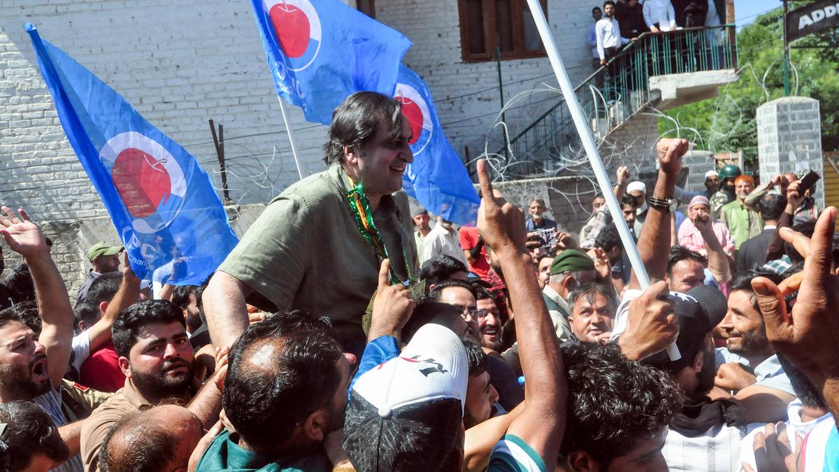 Jammu and Kashmir polls: People's Conference chief Sajjad Lone files nomination from Handwara, Kupwara