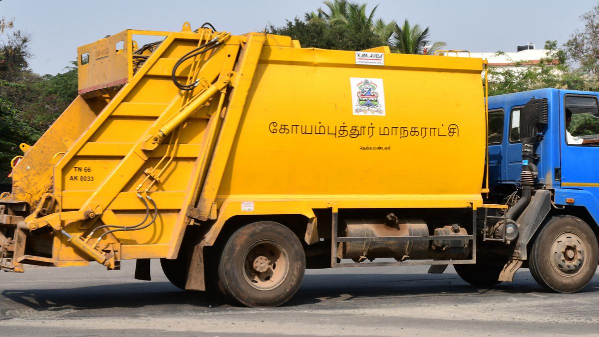 Coimbatore Corporation to monitor the movement of garbage trucks using GPS