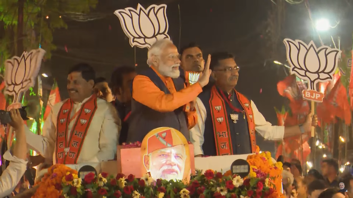 PM Modi launches BJP's Lok Sabha campaign in Madhya Pradesh with Jabalpur roadshow