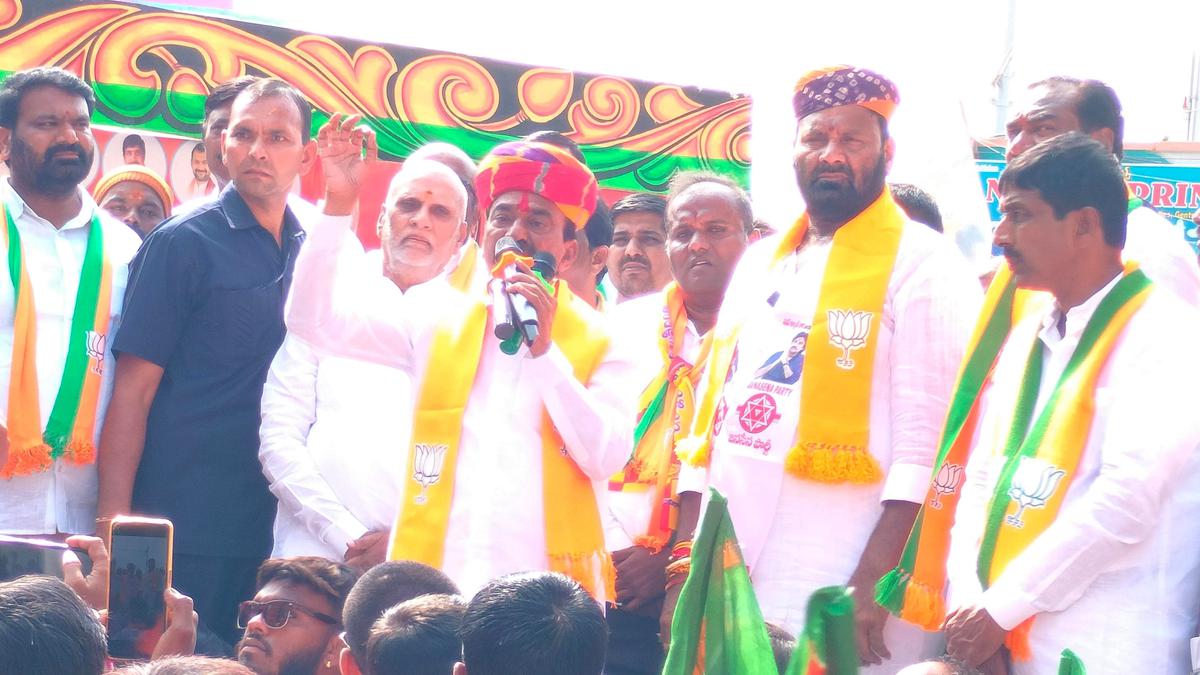 Free English medium schools for poor if BJP government is formed: Eatala Rajender
