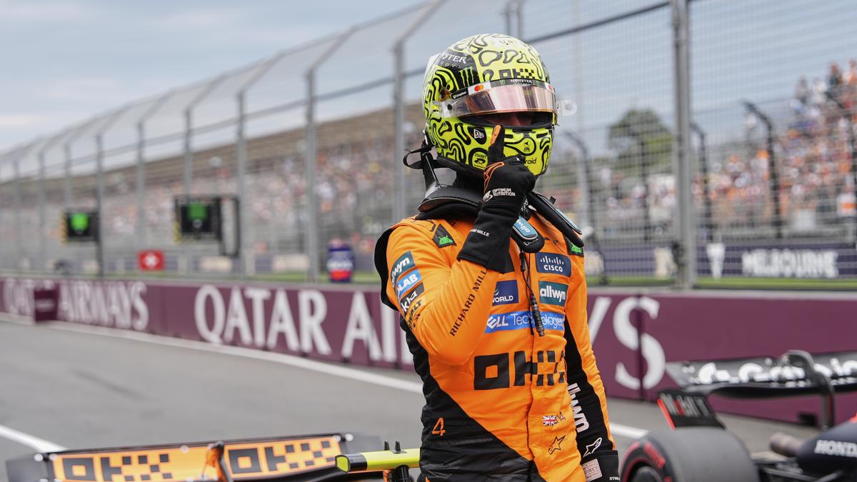 Lando Norris takes pole position in Australian Grand Prix qualifying