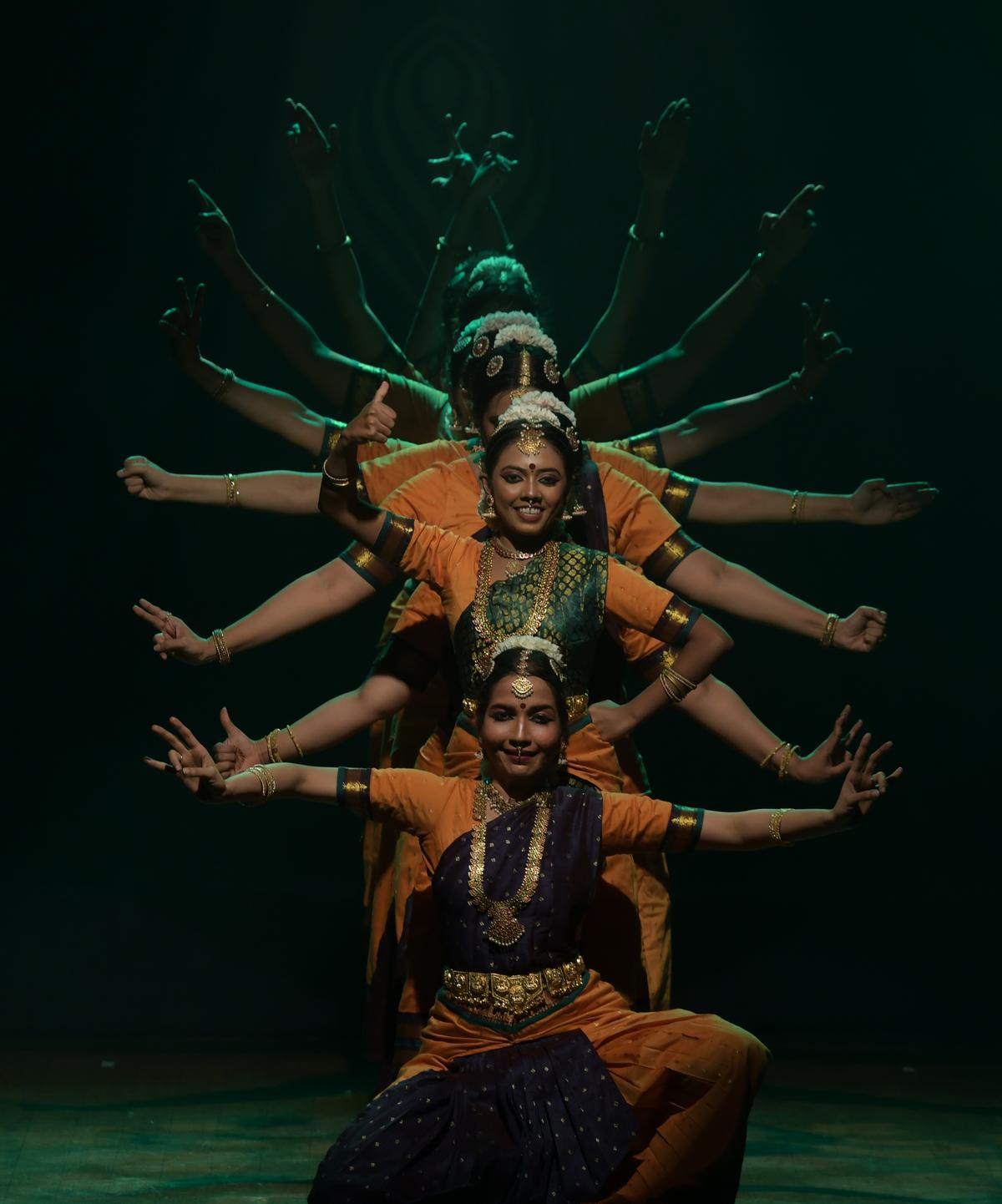 Chitra Visweswaran’s ‘Skaandam’ performed by her students  at Sri Krishna Gana Sabha, T. Nagar on December 28, 2022.