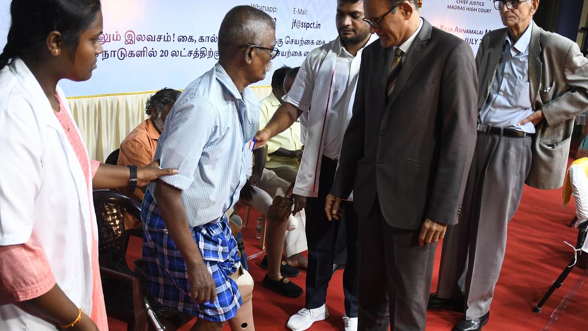 Chief Justice of Madras HC fetes organisation helping disabled