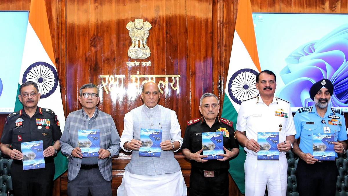 Rajnath releases ‘Defence Forces Vision 2047’ roadmap for future-ready military