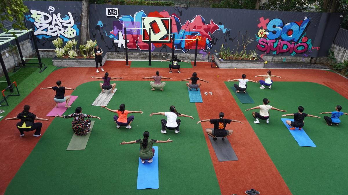 A Community Workout Session in Progress at SOL STUDIO, Pulleppady 