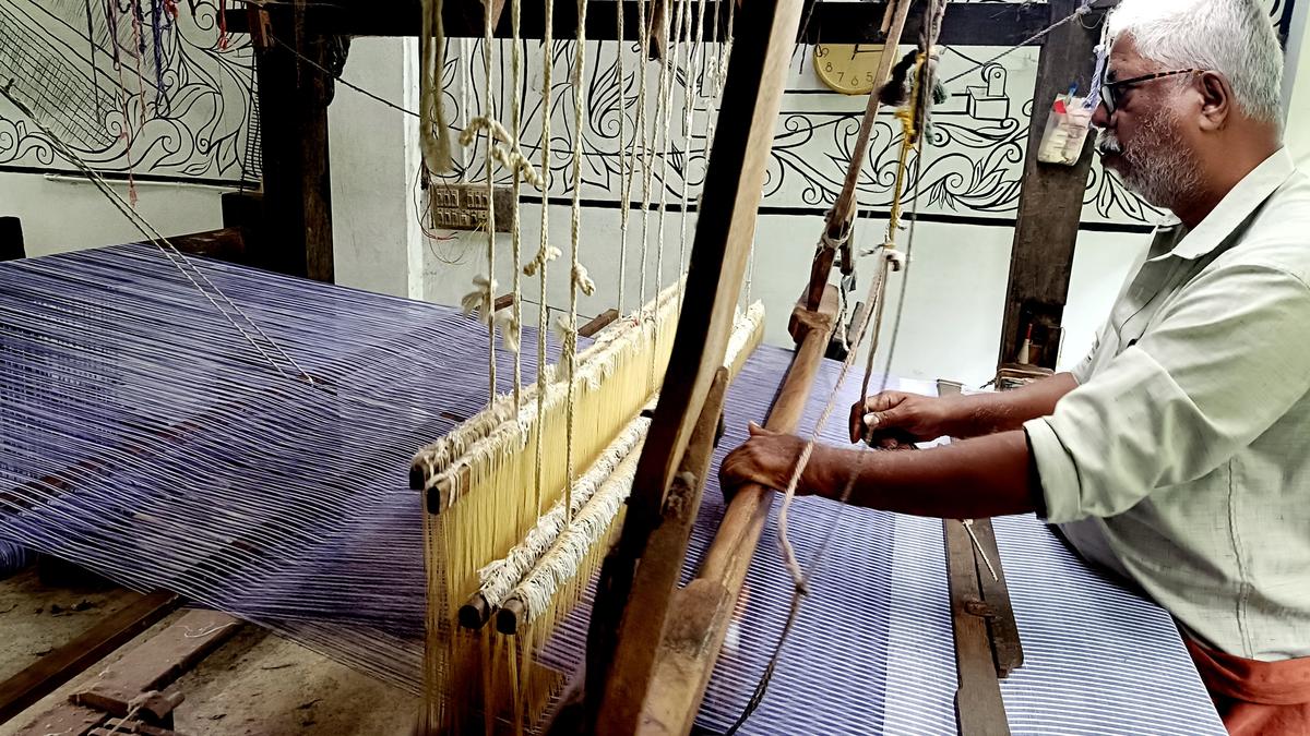 Weavers sit idle in Kannur’s heritage village as handloom industry struggles