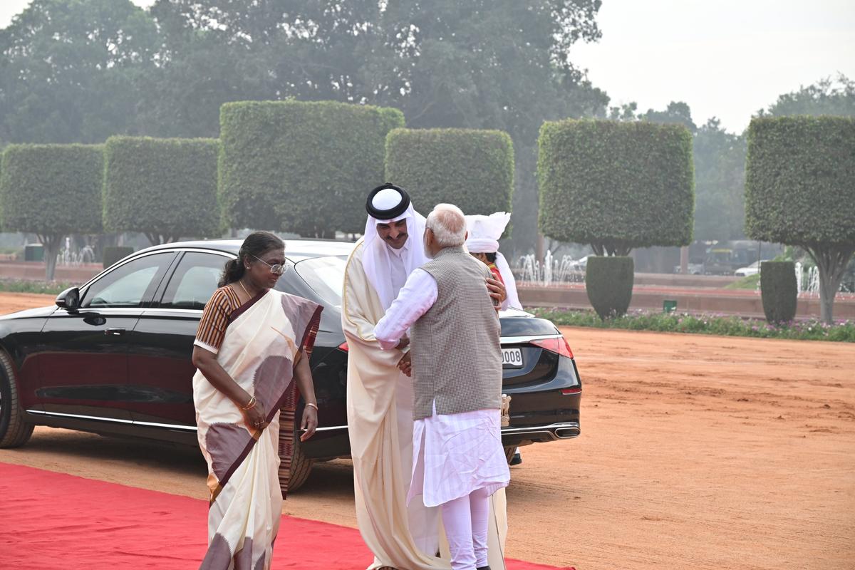 Qatar’s Ministry is in India with a business delegation, accompanying the Amir of Qatar Sheikh Tamim Bin Hamad Al-Thani
