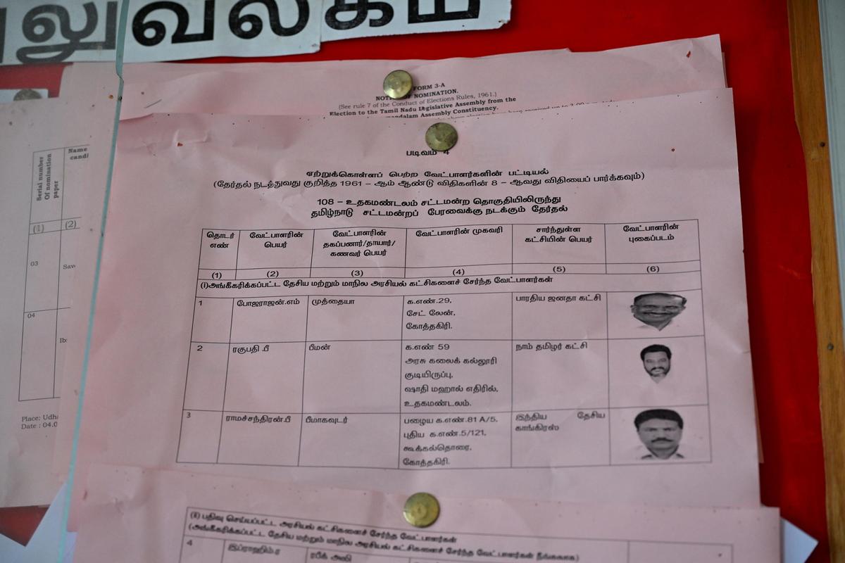 Over 4,600 in fray for Tamil Nadu Assembly polls