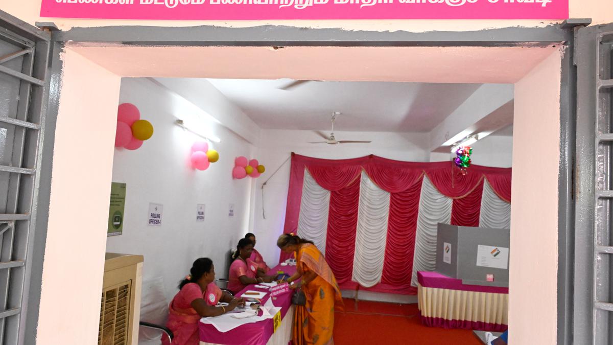 Lok Sabha polls | Eight women-managed polling booths established in Erode district