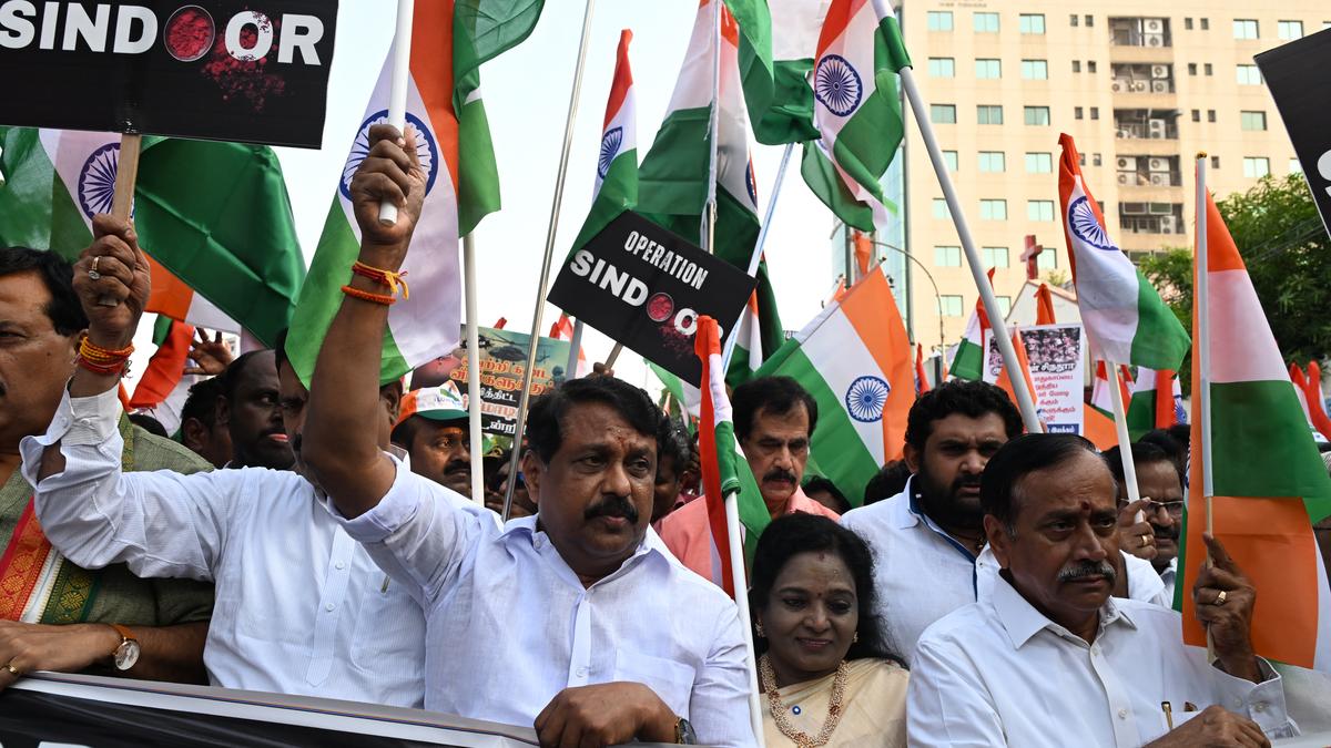 BJP takes out Tricolour rally hailing ‘Operation Sindoor’