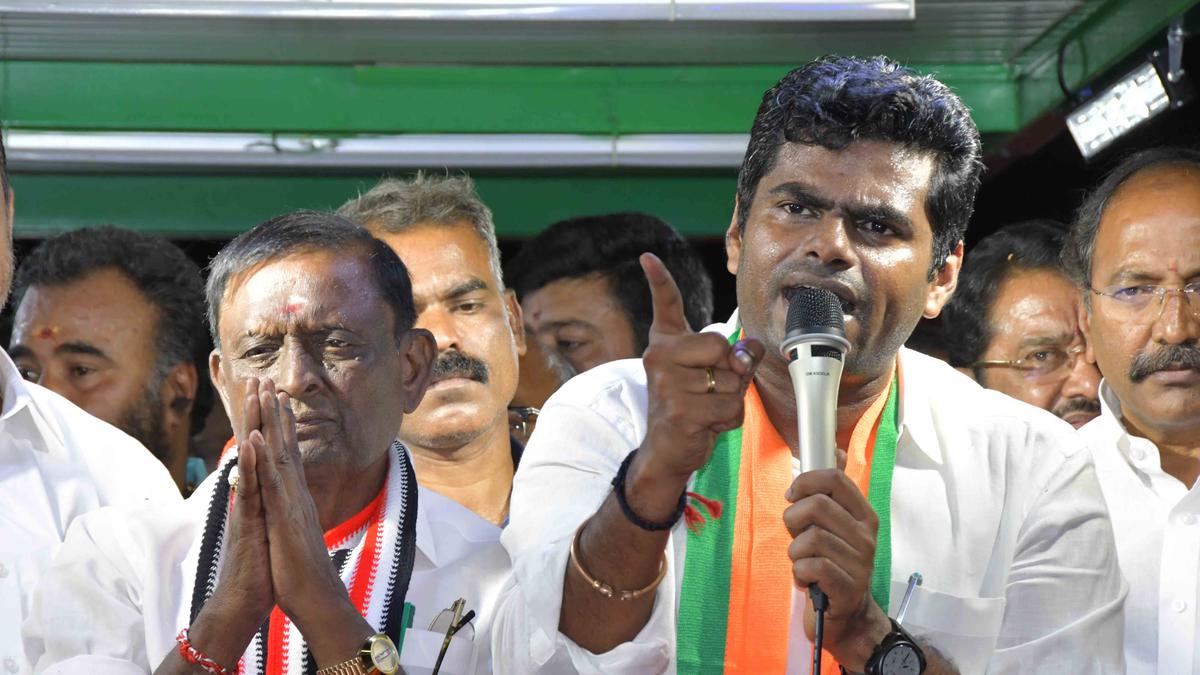 Annamalai criticises DMK govt., says only 49 of 517 election promises fulfilled 