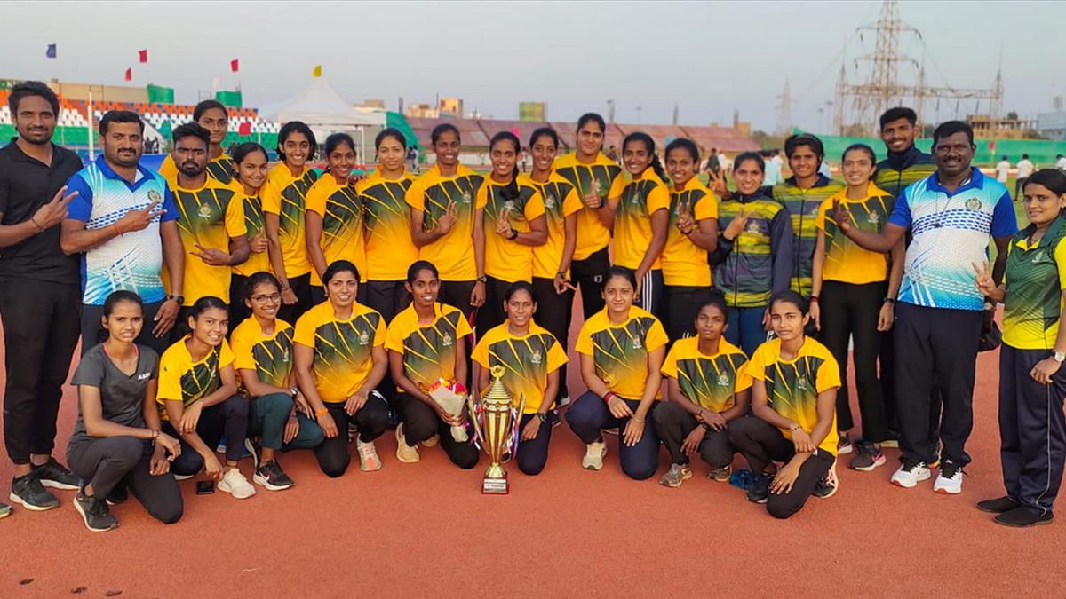 Mangalore University champions Women’s inter-varsity athletics event