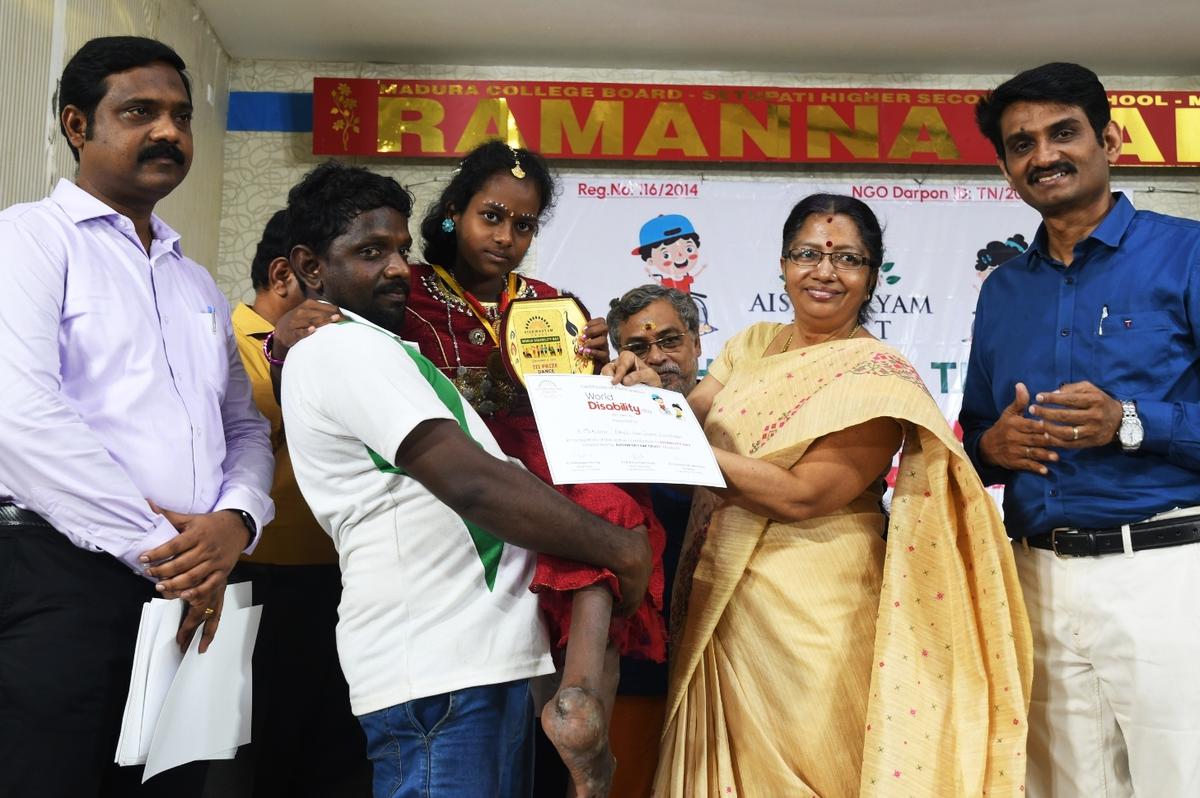 Differently abled children felicitated
