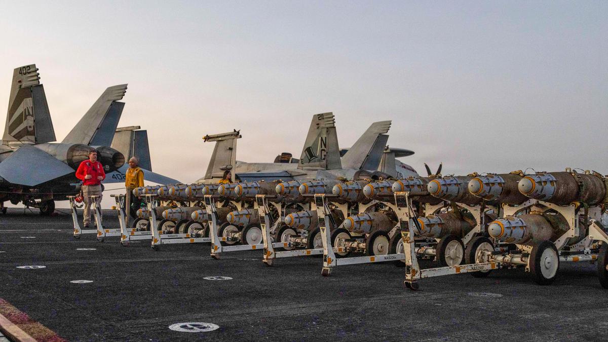 U.S. is sinking Iran's Navy, Trump says