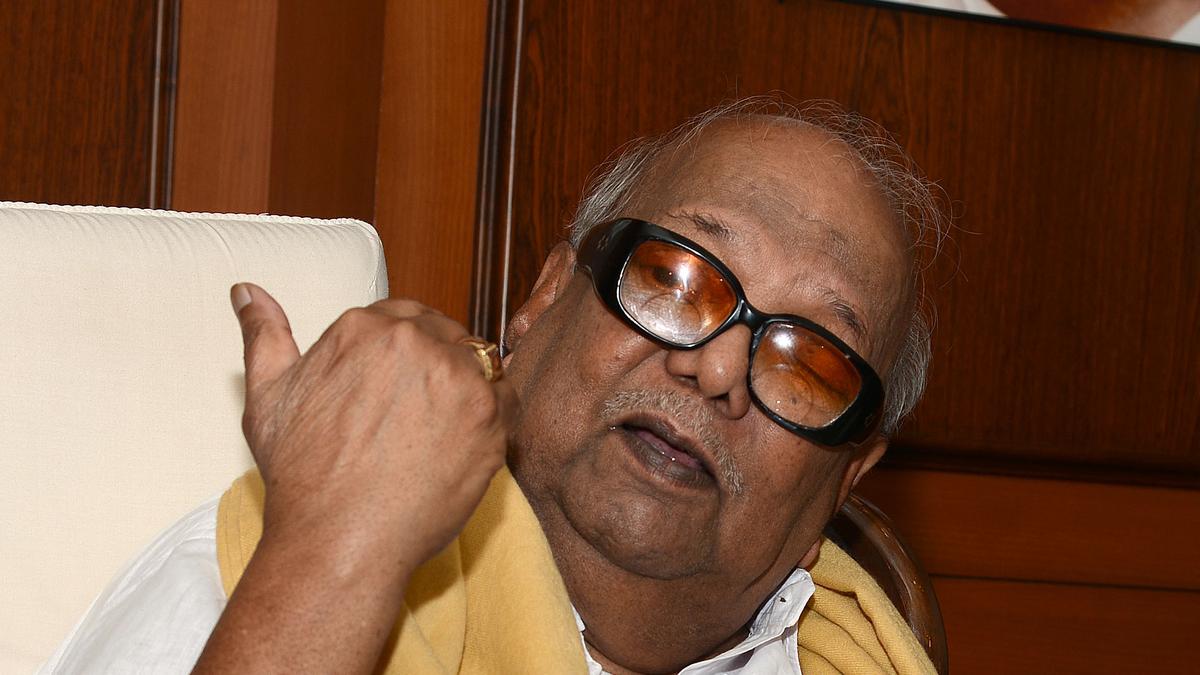 T.N. government plans series of events to mark Karunanidhi’s birth anniversary on June 3