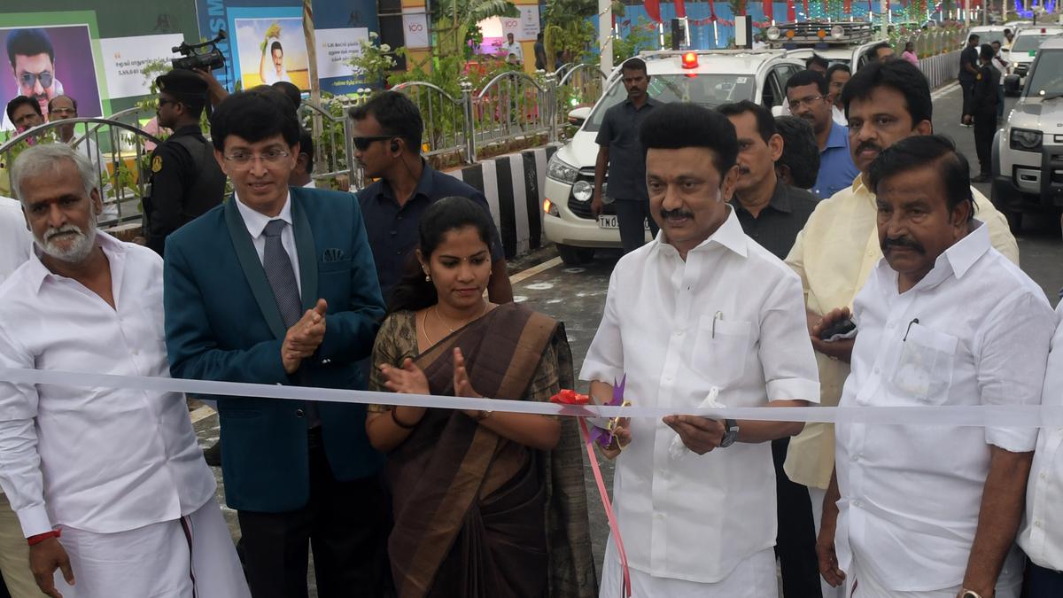 Chief Minister inaugurates Stephenson Road bridge, major traffic bottleneck in Pulianthope goes