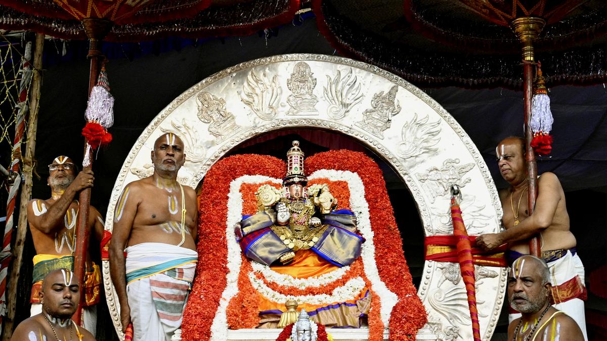 Brahmotasavam: Lord Govindaraja rides the Sun and the Moon on the seventh day