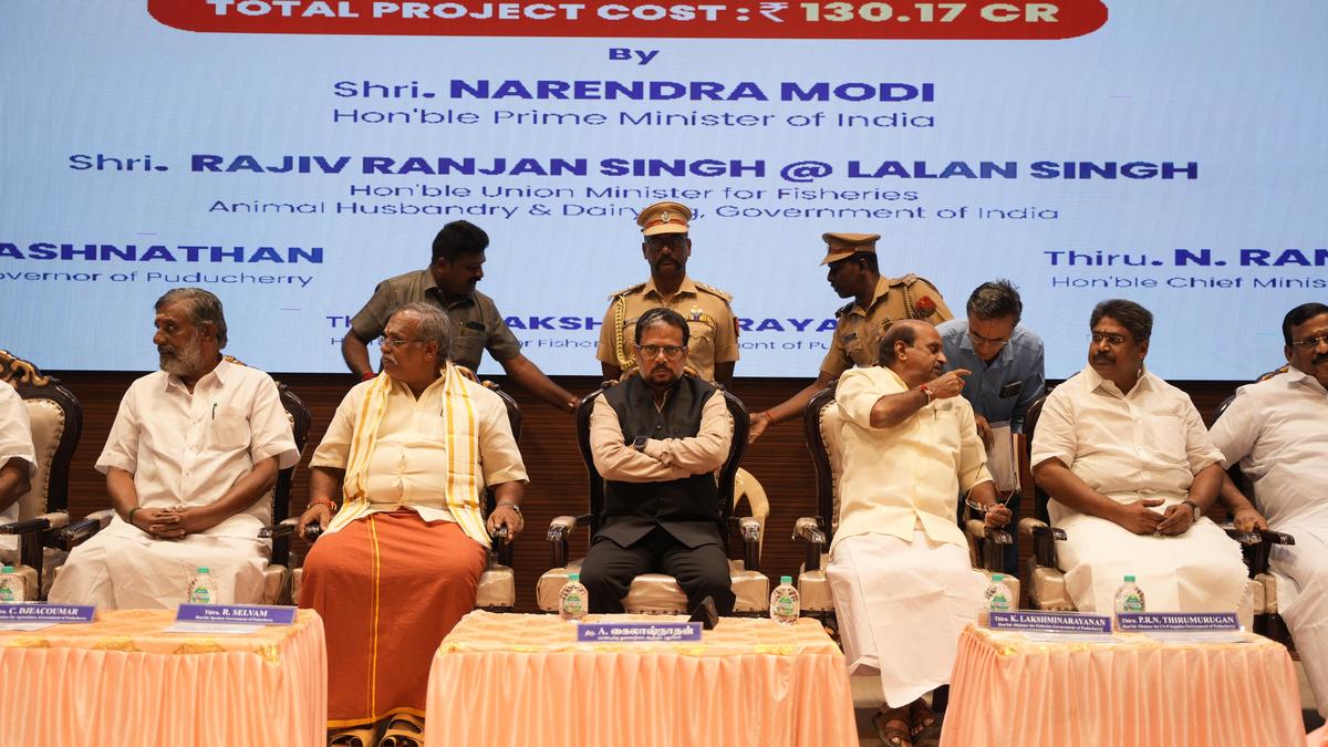 Prime Minister launches ₹130-crore project to modernise fishing harbour in Karaikal