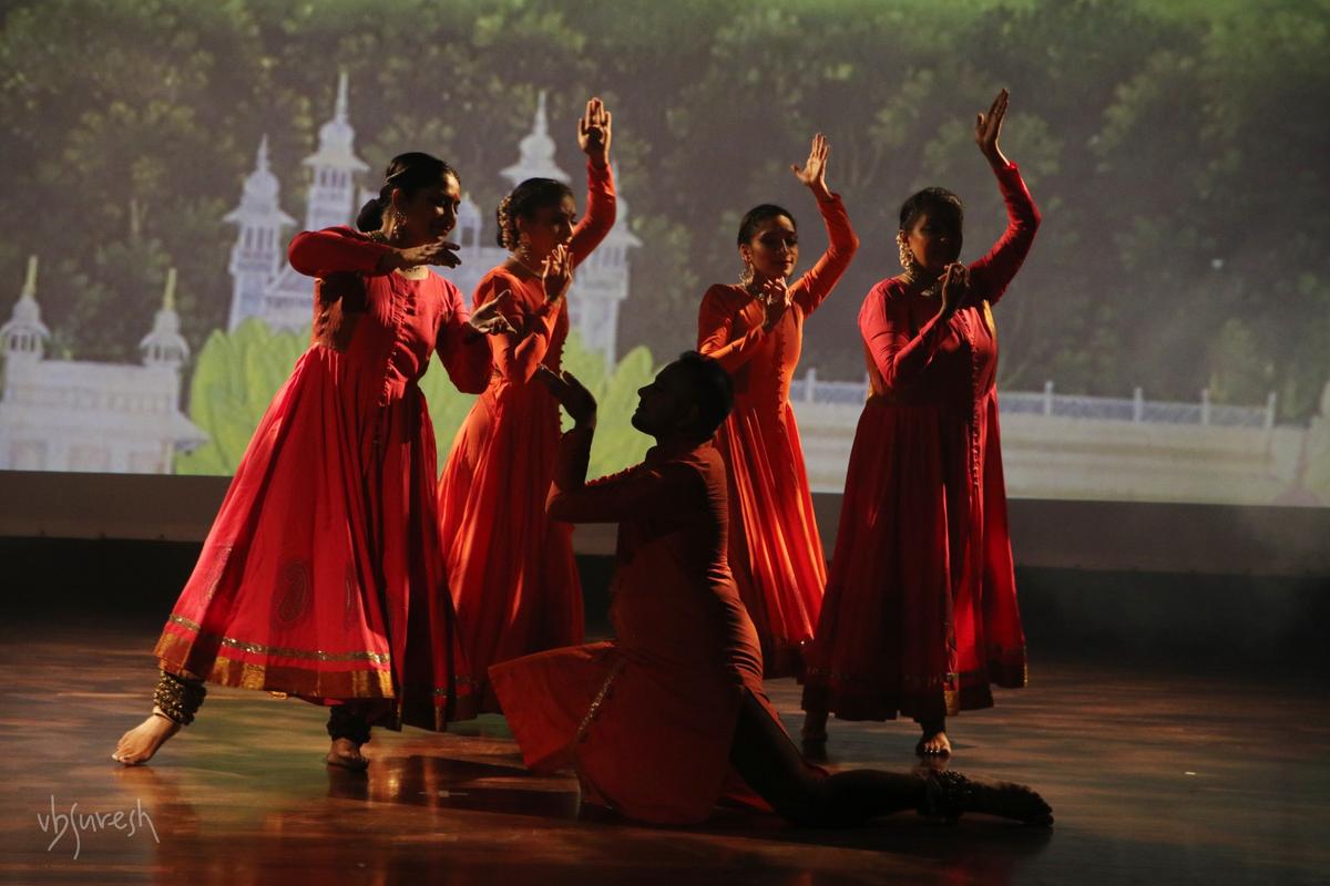 Dancers at the performance. 