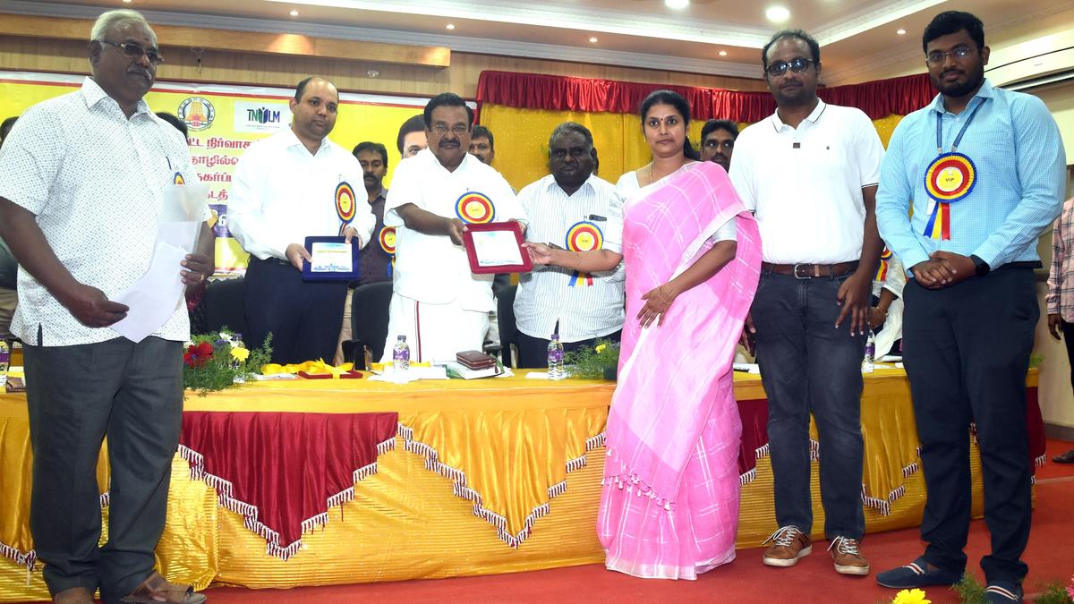 Brochure providing details of skill training offered for unemployed youth released in Erode district