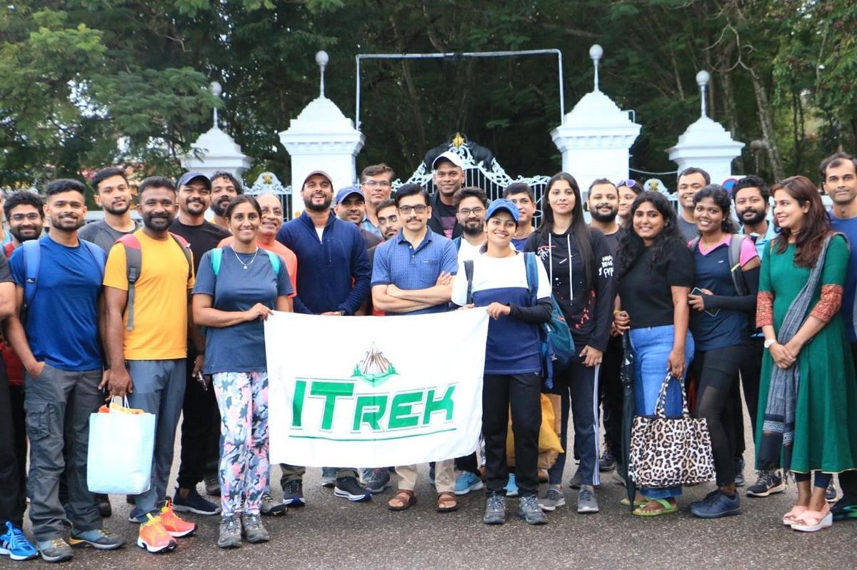 ITREK with Avittam Thirunal Adithya Varma during their logo launch