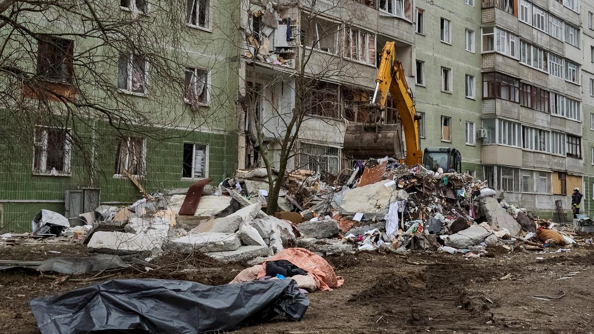 Russian drone strikes an apartment building in Ukraine, killing at least 6