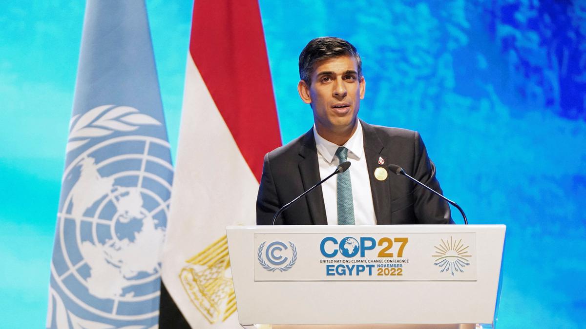 COP27 | Time to act faster on climate change, says Rishi Sunak