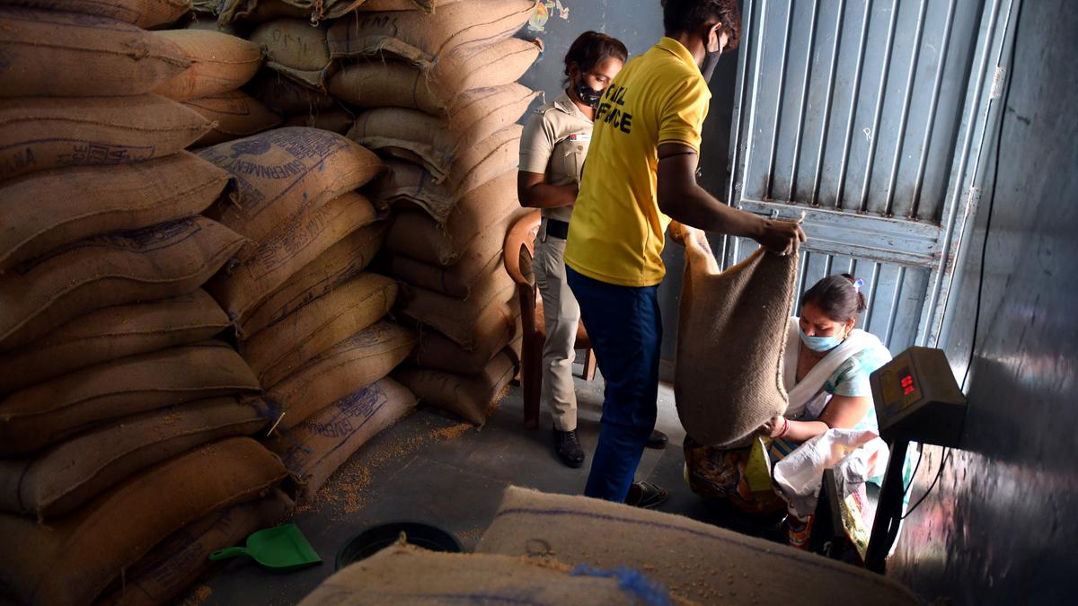 Centre to provide free ration to poor people for one year under food security law