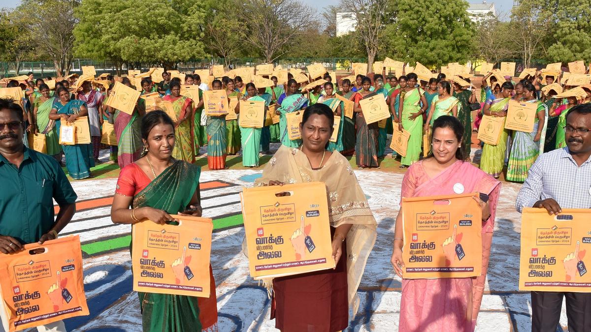 Self-help groups take part in election awareness campaign