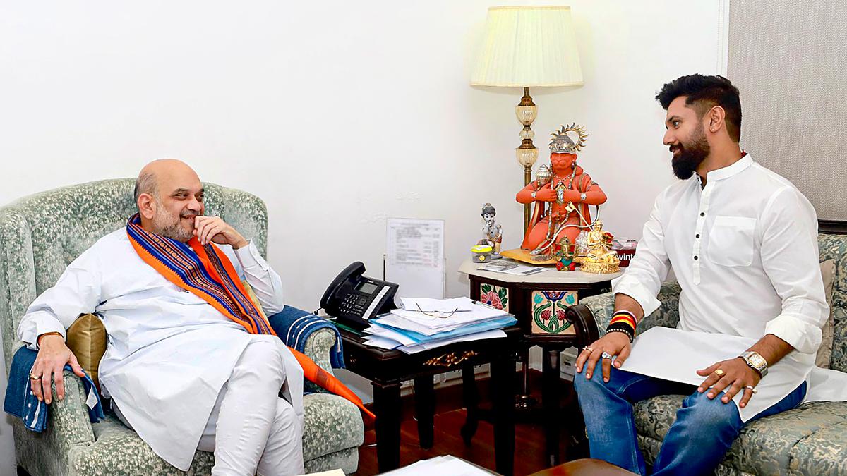 Chirag Paswan meets Amit Shah, J.P. Nadda; returns to NDA