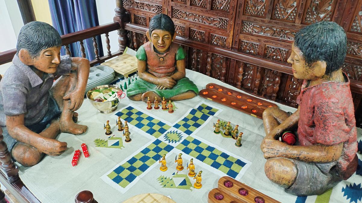 Exhibition of traditional board games in Mysuru