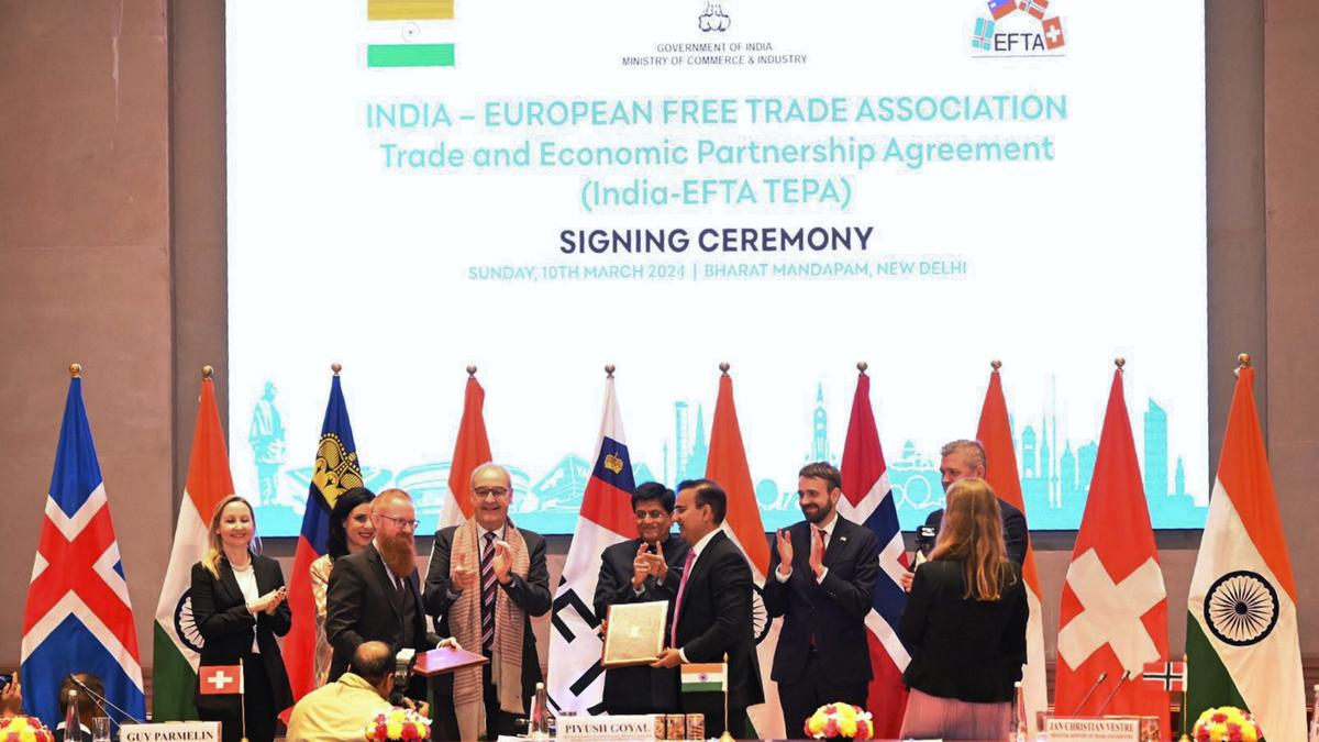 India sets up EFTA desk to promote trade, investment, business facilitation