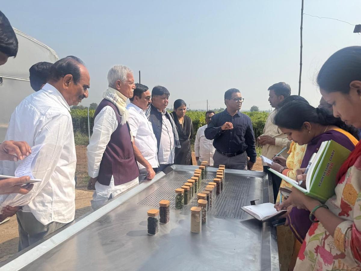 thehindu.com - The Hindu Bureau - Telangana farmers commission team visits farms in Nasik
