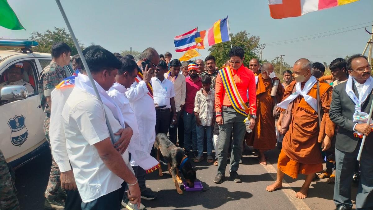 Buddha Dhamma Yatra enters Telangana, to conclude at Buddhavanam on March 1