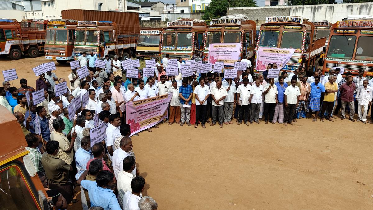 Lorry owners demand resumption of operations at Sterlite Copper Factory