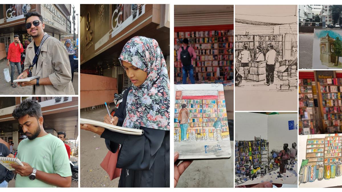 Urban Sketchers Hyderabad marks 300th event with month-long weekend sessions