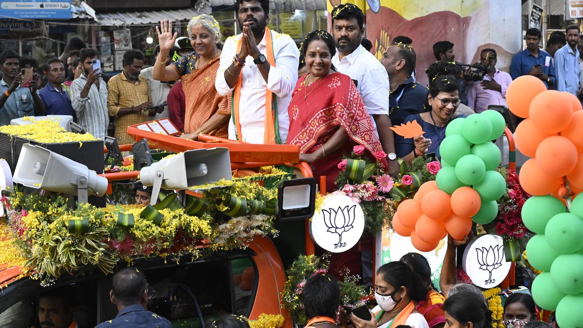 Lok Sabha polls | Central government schemes have reached the beneficiaries, says Nirmala Sitharaman in Coimbatore