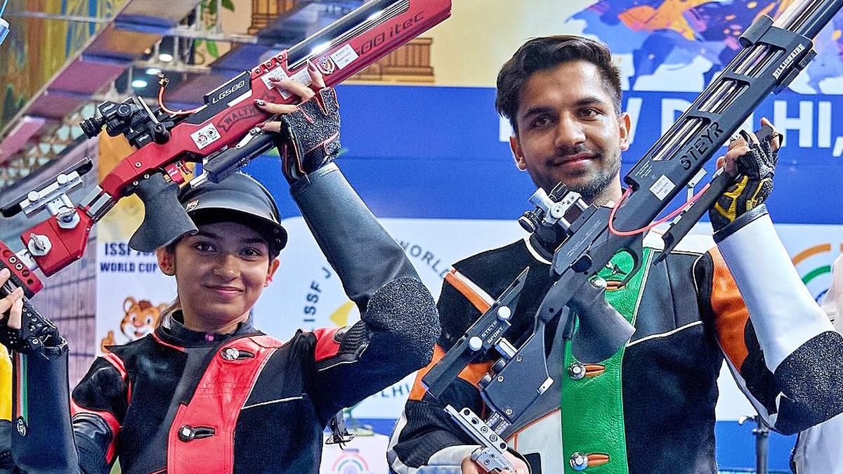 Junior World Cup | Vinay wins trap bronze; Indian pairs make it a 1-2 in mixed air rifle