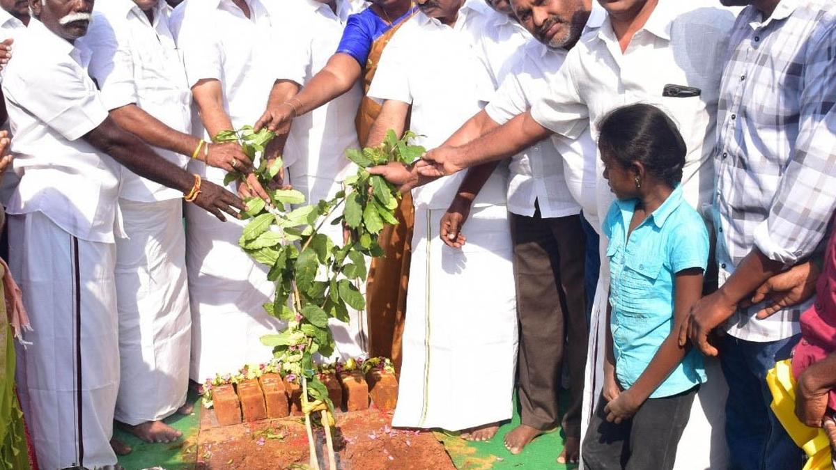 Adi Dravidar Welfare Minister lays foundation for six projects in Namakkal