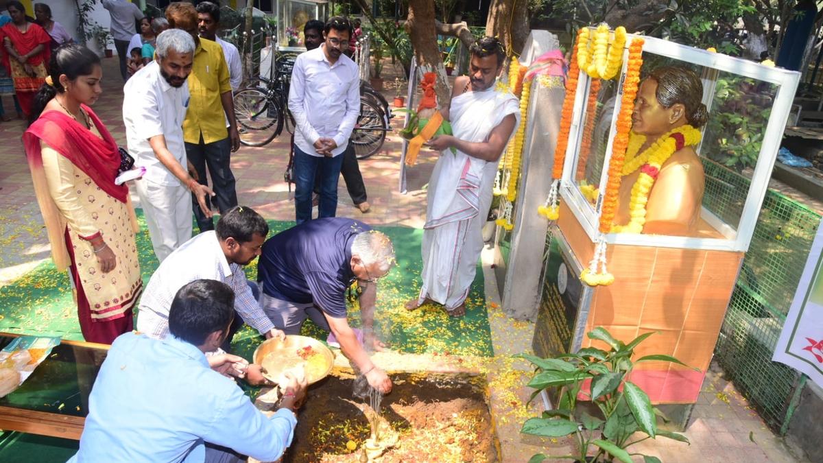 Foundation stone laid for 100-bed cancer hospital at Mangalampalem in Vizianagaram district