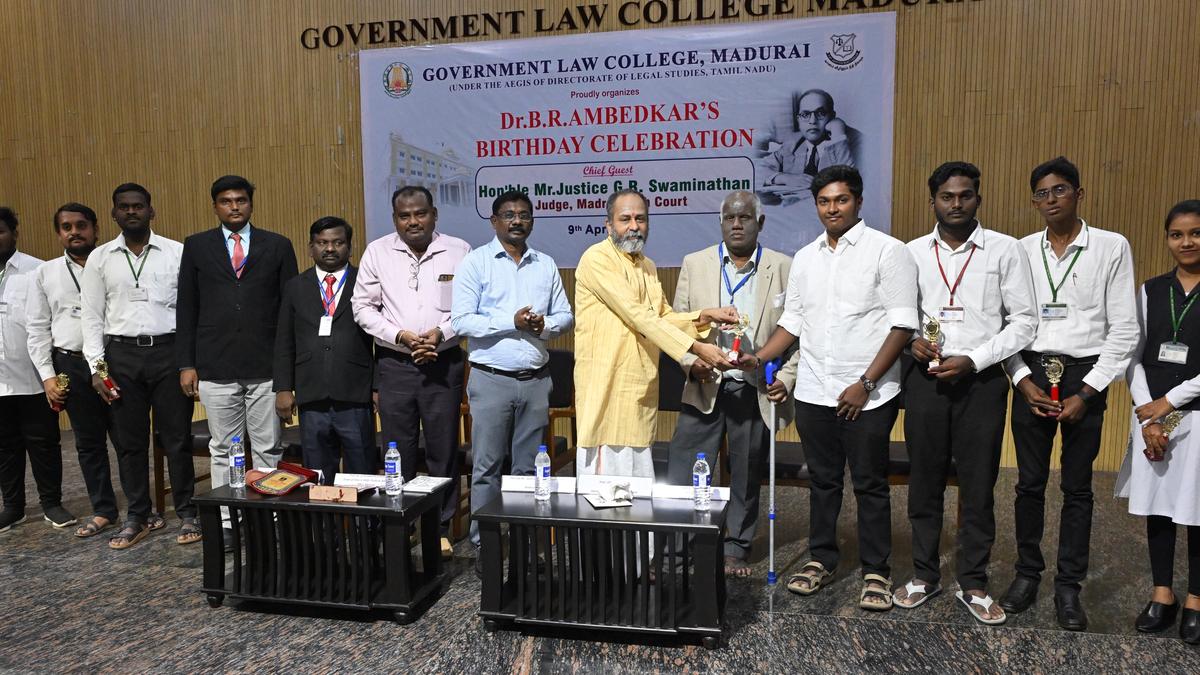 Ambedkar’s birth anniversary celebrated in Government Law College