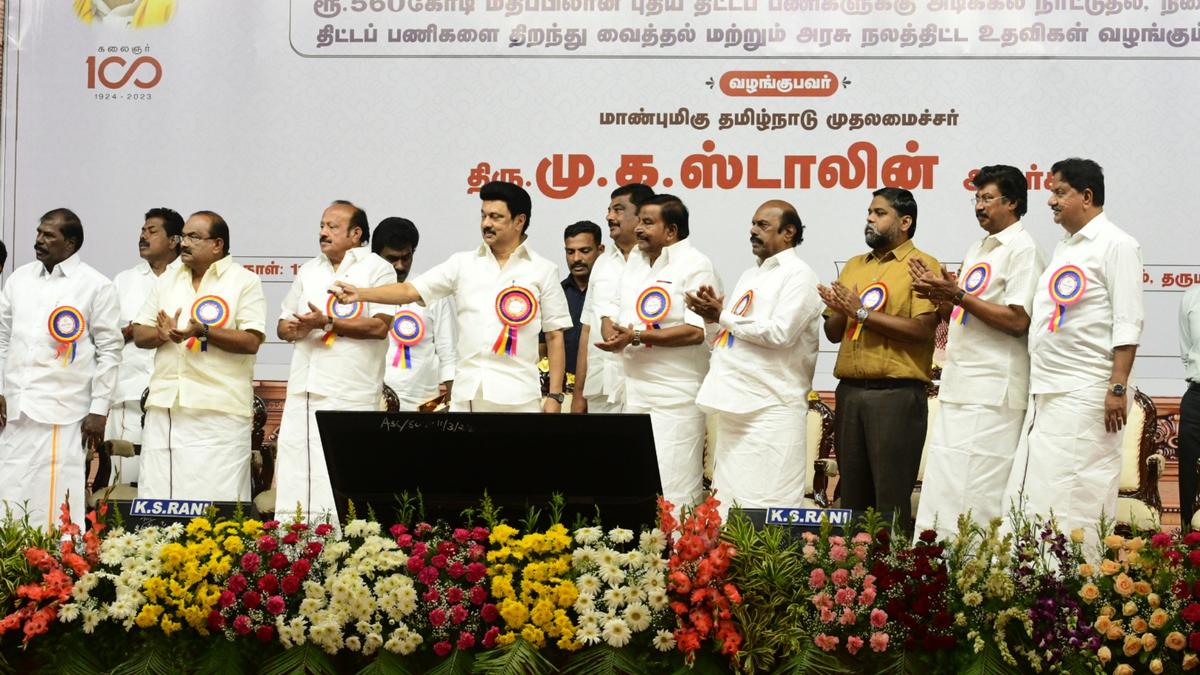 Chief Minister Stalin inaugurates new projects and completed works in Dharmapuri