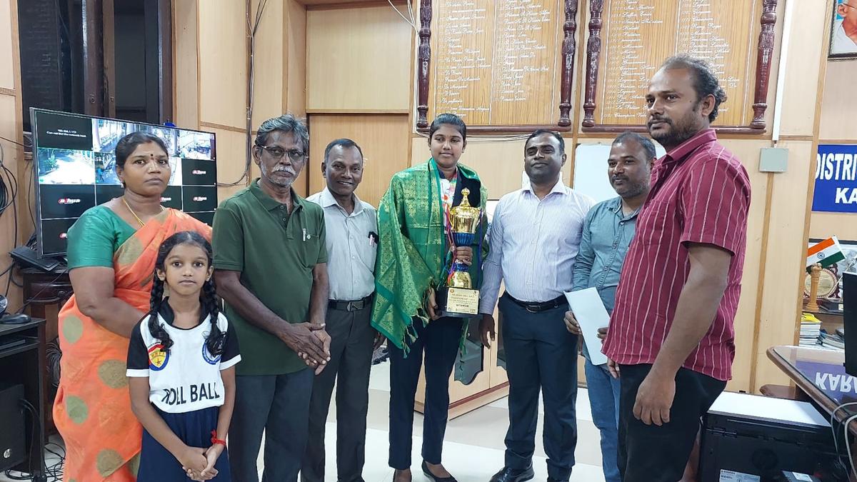 Karaikal girl wins gold medal at 4th Asian Roll Ball championship