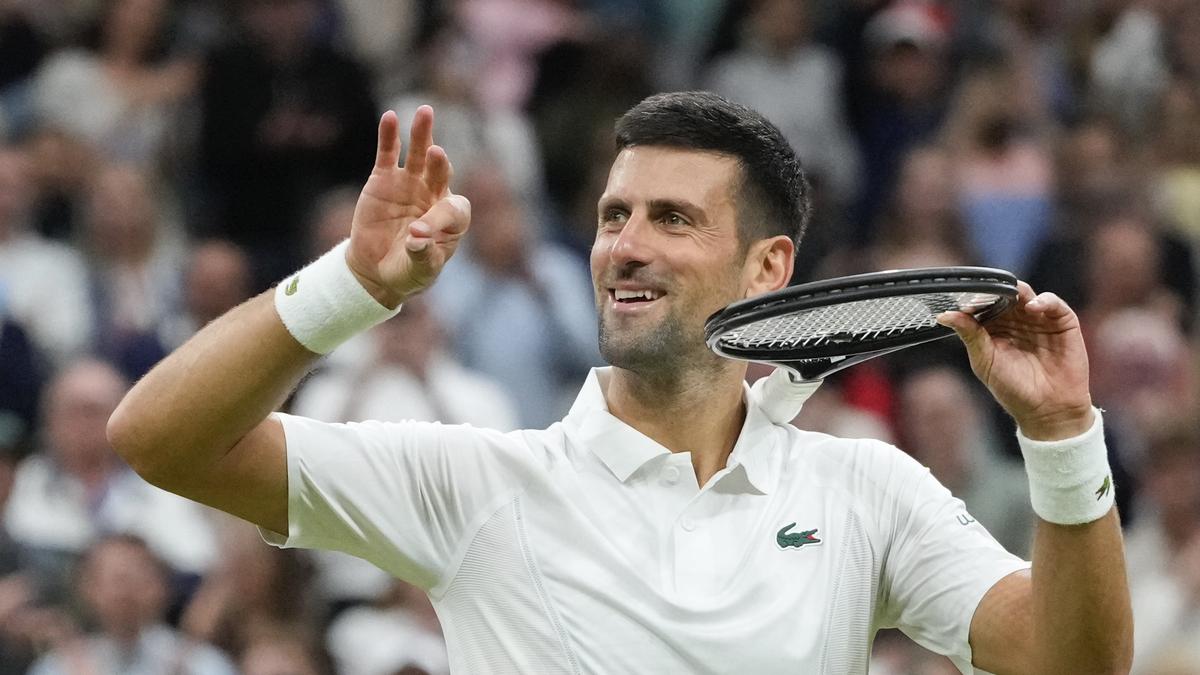 Djokovic gets kick out of England Euros win at Wimbledon