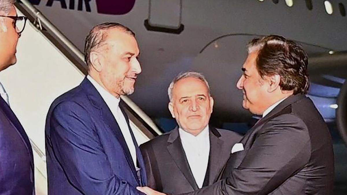 Iranian Foreign Minister in Pakistan for 'in-depth' talks to mend frayed ties