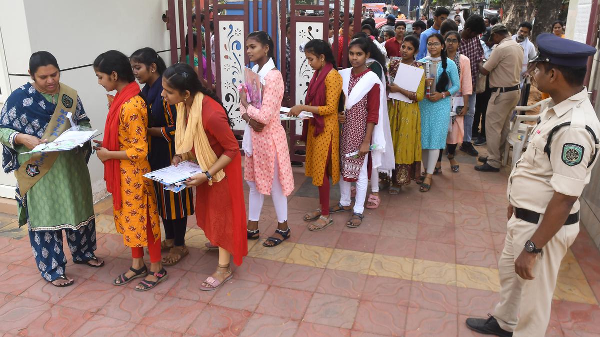 28,673 out of total 29,040 candidates appeared for the SSC exam on the first day in Visakhapatnam district, say officials