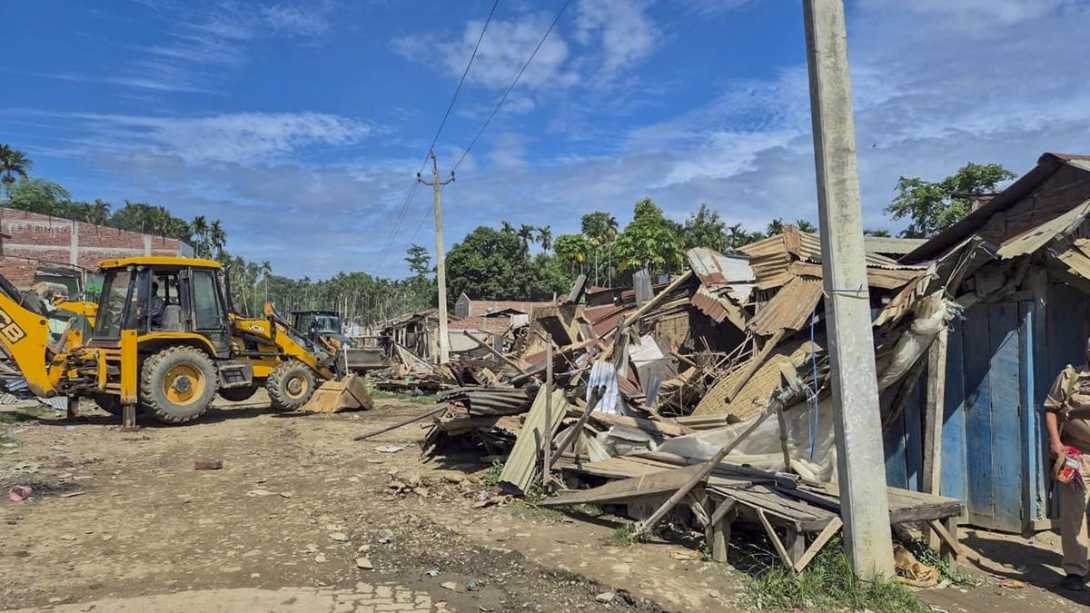 Assam begins eviction drive to clear encroached forest land on Nagaland boundary